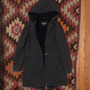 COPY - Patagonia Navy Mid-Length Fleece-Lined Par…